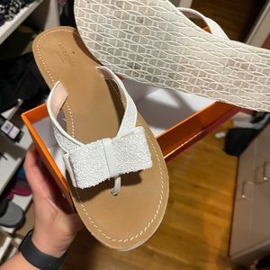 Powder white glitter icarda Kate Spade